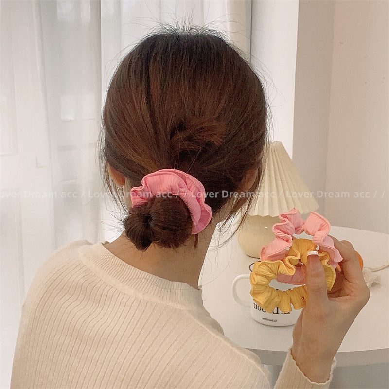 Wholesale Candy Colored Fabric Hair Scrunchies